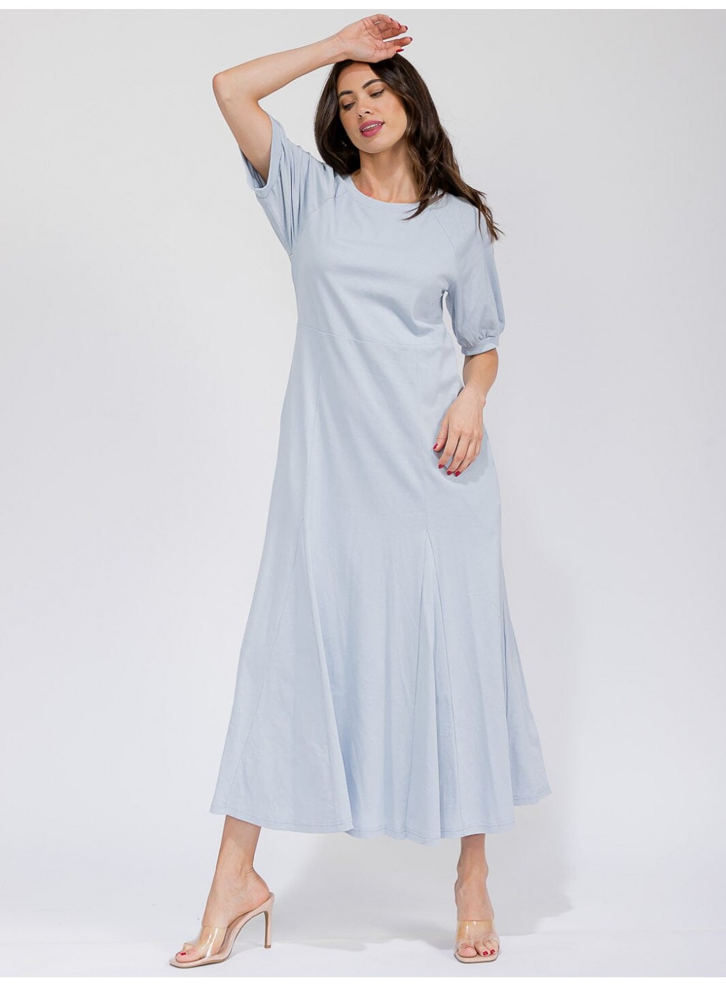 WOMEN'S SHORT SLEEVE FRONT POCKETS SOLID...